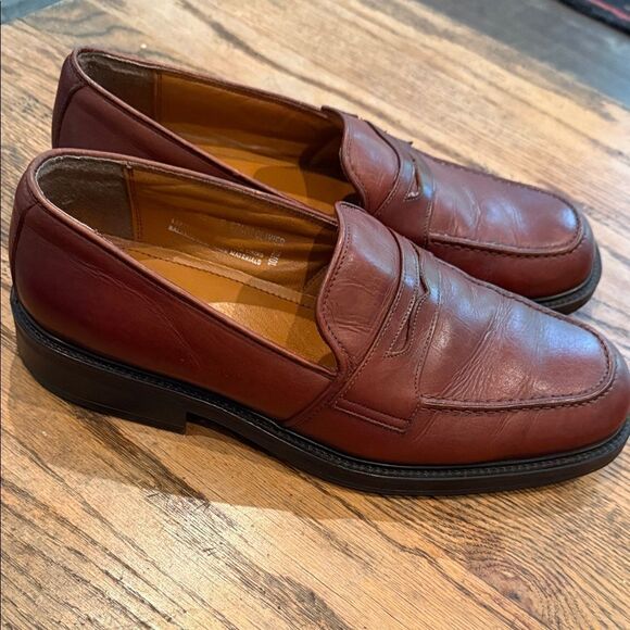 Covington Rich Brown Leather Loafers main image 6